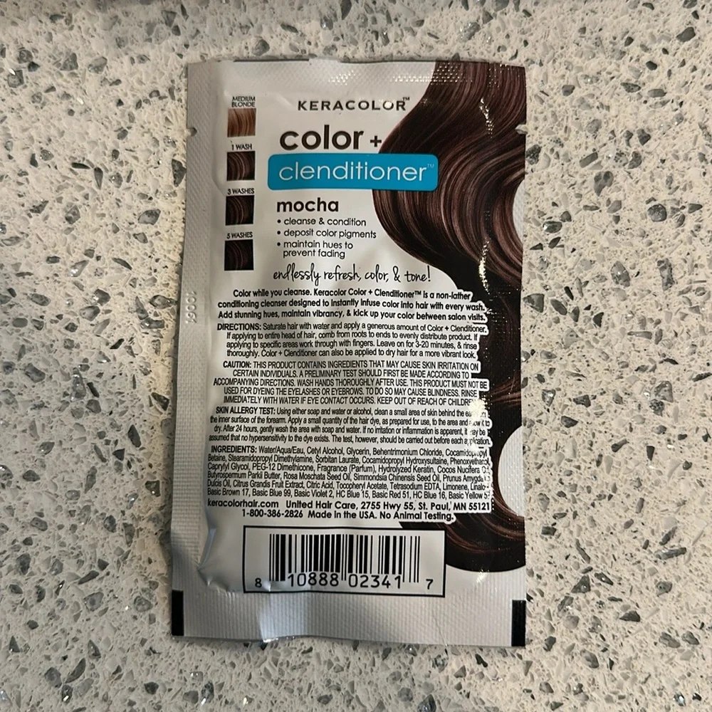 NWT Keracolor Color + Clenditioner Mocha Lot of 10 Packages - Picture 3 of 3